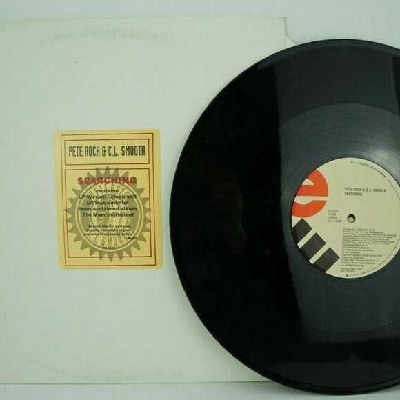 PETE ROCK & CL SMOOTH Searching Single 12" Vinyl - Picture 2 of 5